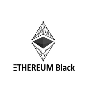 Ethereum Black Coin Logo